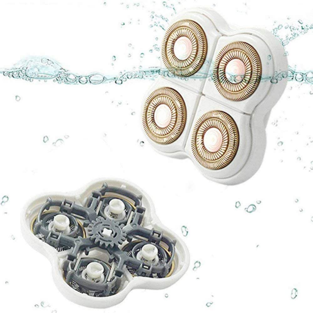S906 Rasoio elettrico senza fili da donna indolore, Lady shaver epilatore impermeabile per il corpo femminile, ricaricabile USB
