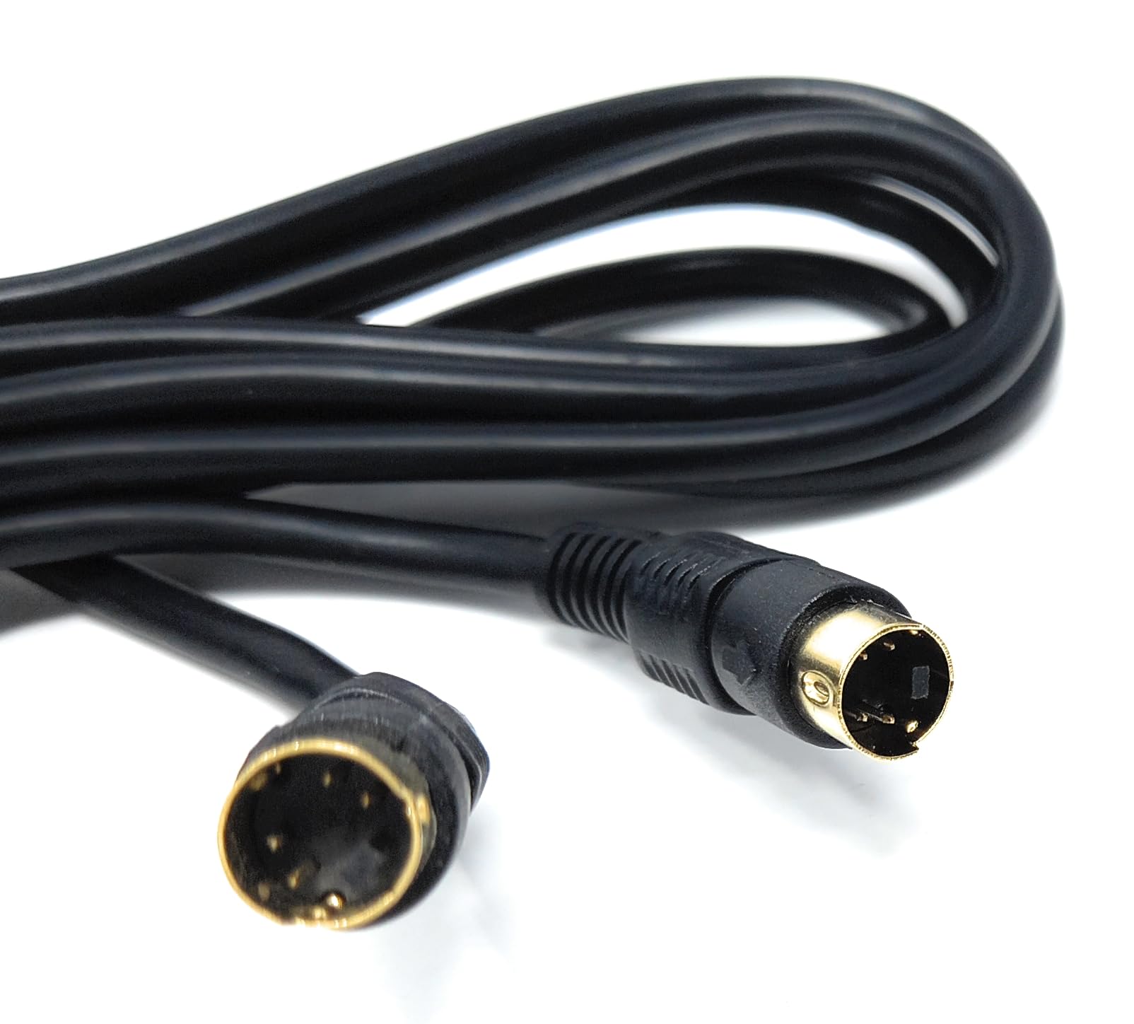 7.5m S-Video (SVHS) Cable 4-pin Male to Male Gold Plated Compatible With TV, HDTV, DVD, VCR, Camcorder, Game Console 24.6ft