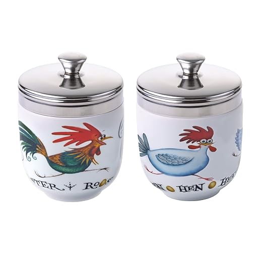 BIA International Set: 2 Porzellan-Eierkocher