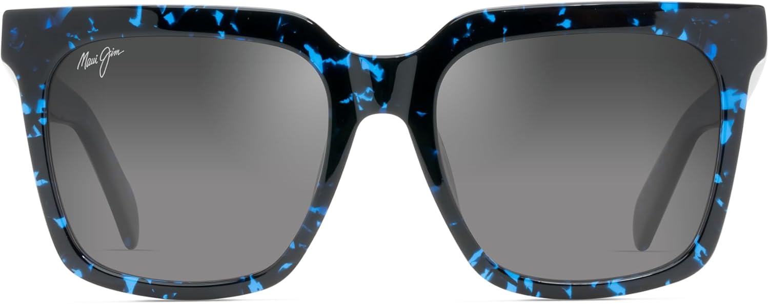 Amazon.com: Maui Jim Rooftops Square Sunglasses, Black W