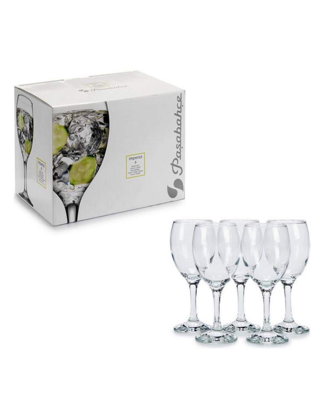 Pasabache Imperial Glass Set, 340 ml, 6 pezzi, trasparente