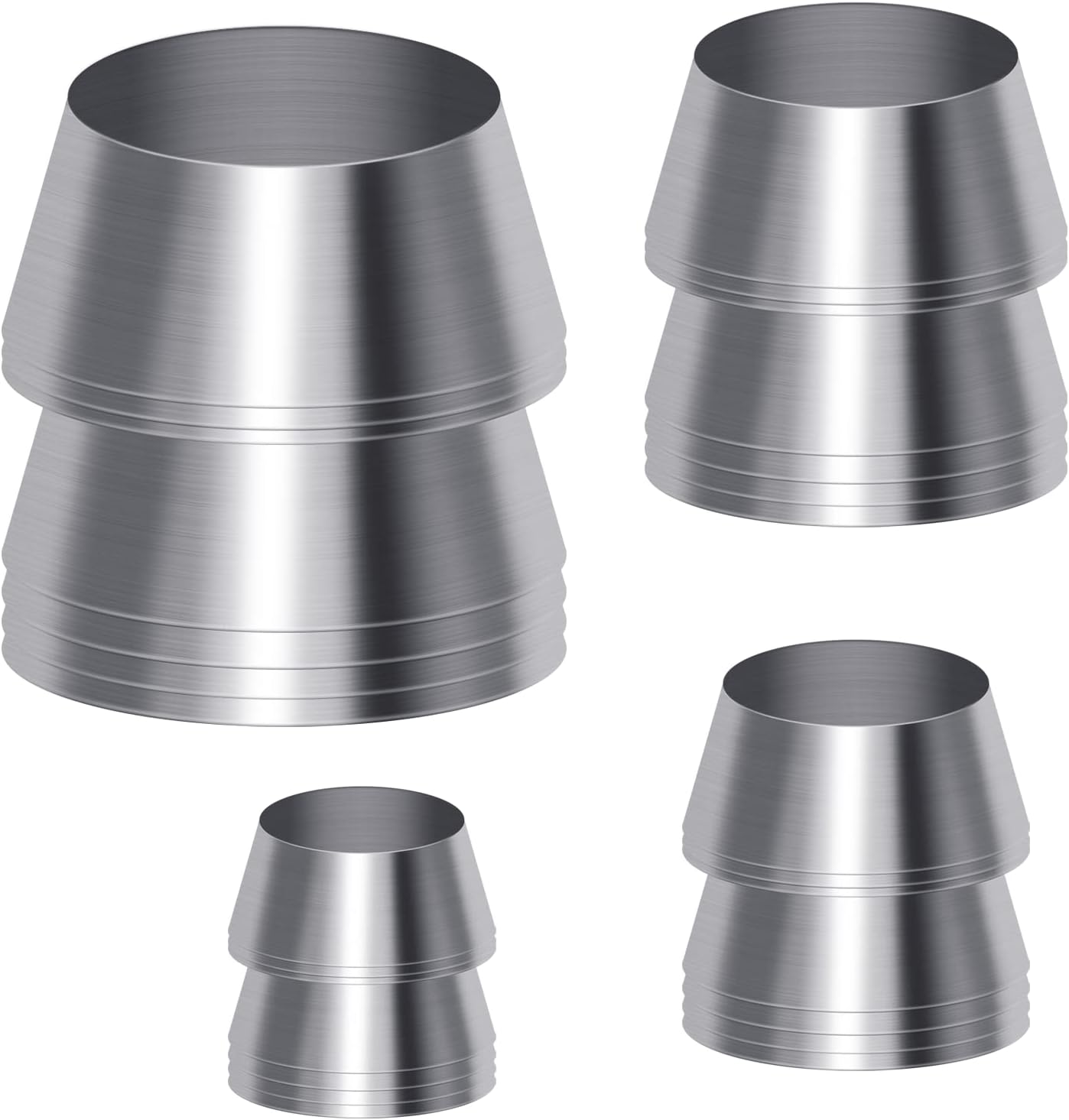 20 Pcs Safety Round Handle Wedges Axe Hand Metal Wedge Hammer Handle Steel Wedge Mauls Handle Wedge Kit for Axe Claw Hammer Sledge (0.31/0.39/0.43/0.51 Inch)