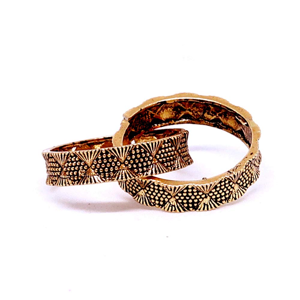 pari gold Gold Plated Bridal Jewellery of Traditional Ethnic Adjustable Toe Rings for Girls and Women (PEP-002)-picture-34