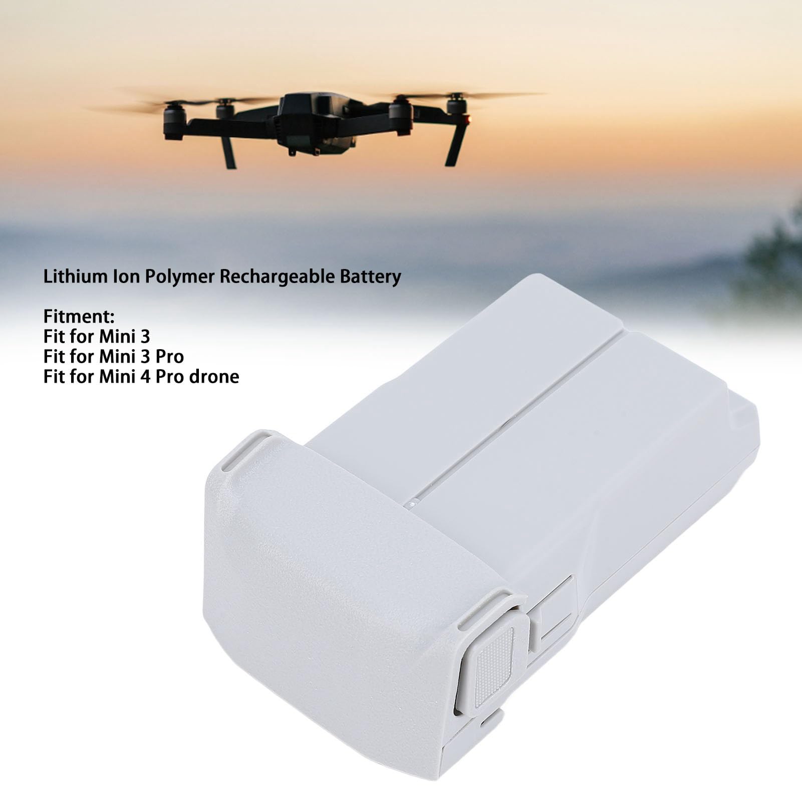 Batteria DJI Compatibile Per Mini 4 Pro / Mini 3 / Mini 3 Pro - 3850 MAh, 7.38V, Volo Fino A 47 Min