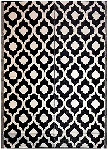 BalajeesUSA 2 Pack 5'x7' Indoor Outdoor Plastic Straw Patio Rugs RV Camping Rug