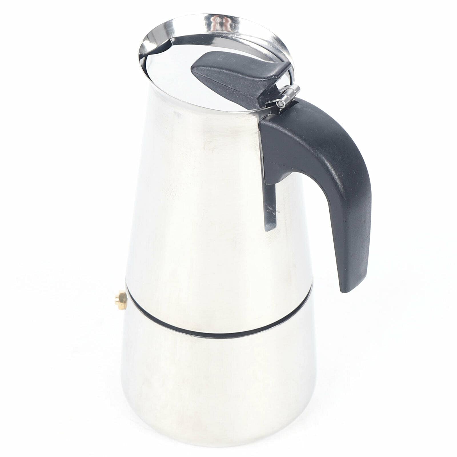 Cafetera espresso eléctrica, 220 V, 4/6 tazas, cafetera de acero inoxidable con cocina eléctrica, cafetera Moka para cocina (6 tazas (300 ml)