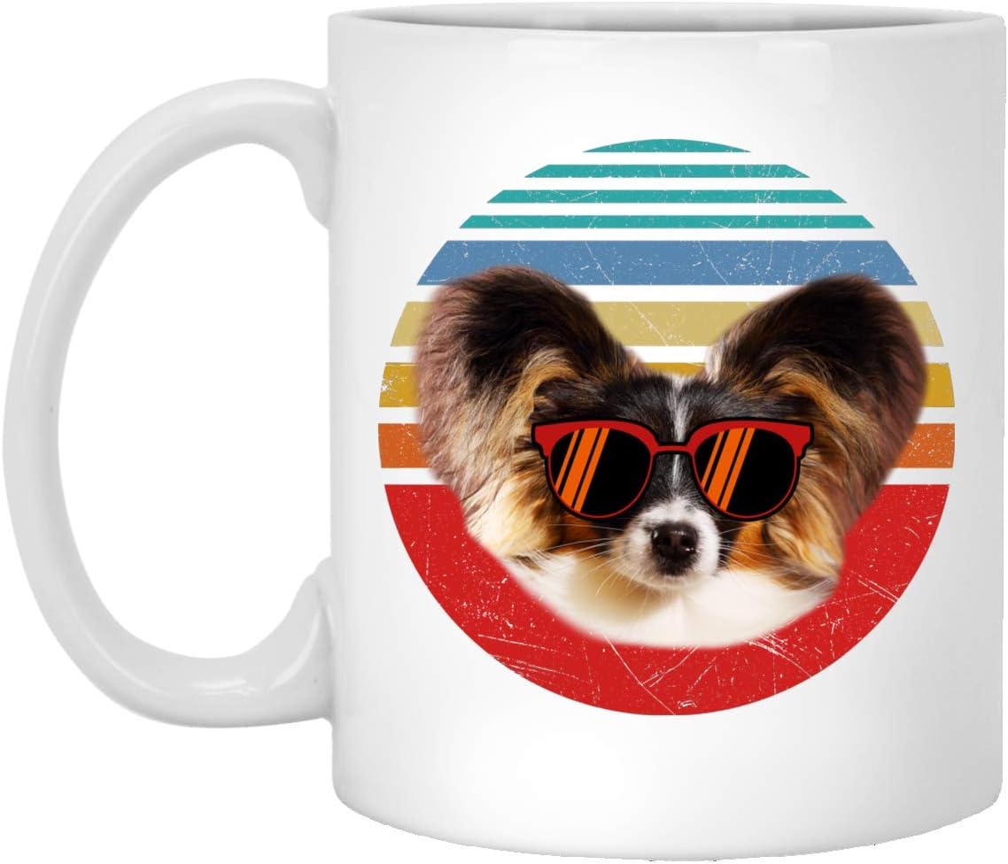 Lovesout Tri Color Sunset Retro Mug 