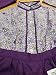 Disfrazjaiak Conjunto Casera Flores y Rayas Morado - 00