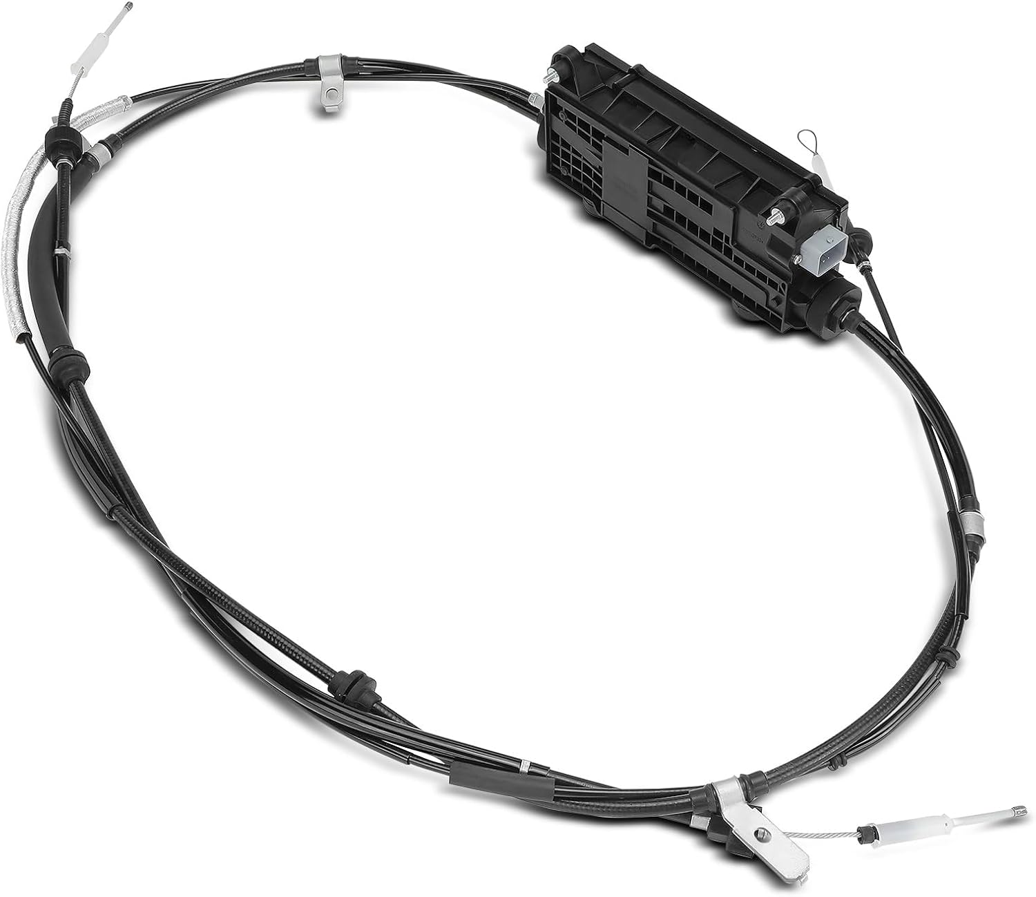 A-Premium Rear Parking Brake Actuator with Cable and Control Unit Compatible with Land Rover Models - Range Rover Sport 2006-2009, LR3 2005-2009, Sport Utility