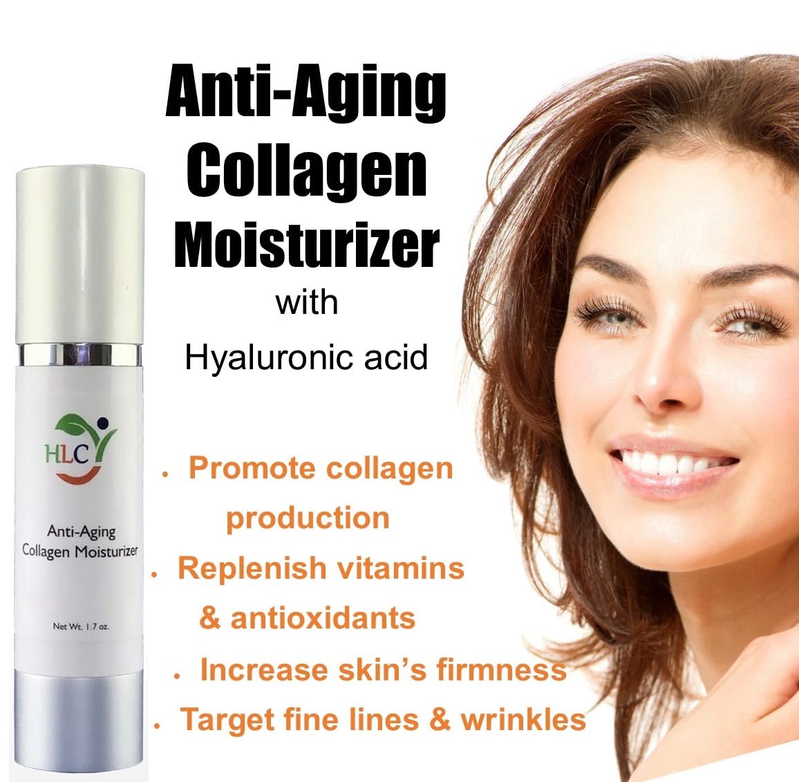 Anti-aging Collagen Moisturizer (1.7 oz) Target fine lines & wrinkles. Promote collagen production. Unscented & non-greasy