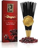 Vista 1 de ZED Black Dragons Blood - Varitas de incienso I Pack de 120 varillas I Rich, aroma de resina terrosa, de larga duración, quema lenta para rituales