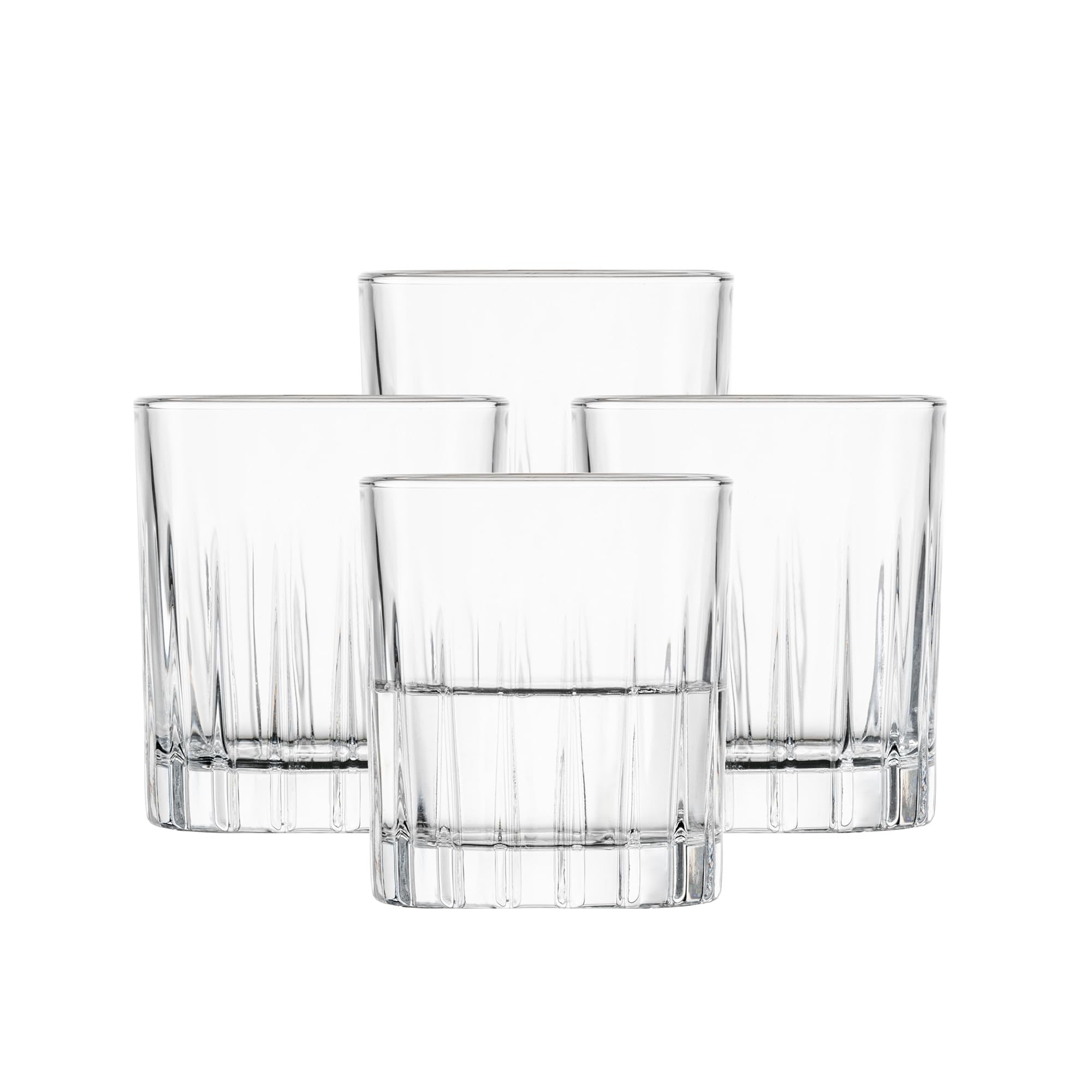 Schott Zwiesel Shot Glasses Stage (Set of 4), Timeless Shot Glasses for Schnapps with Relief, Dishwasher-Safe Tritan Crystal Glasses (Art. no. 123933)