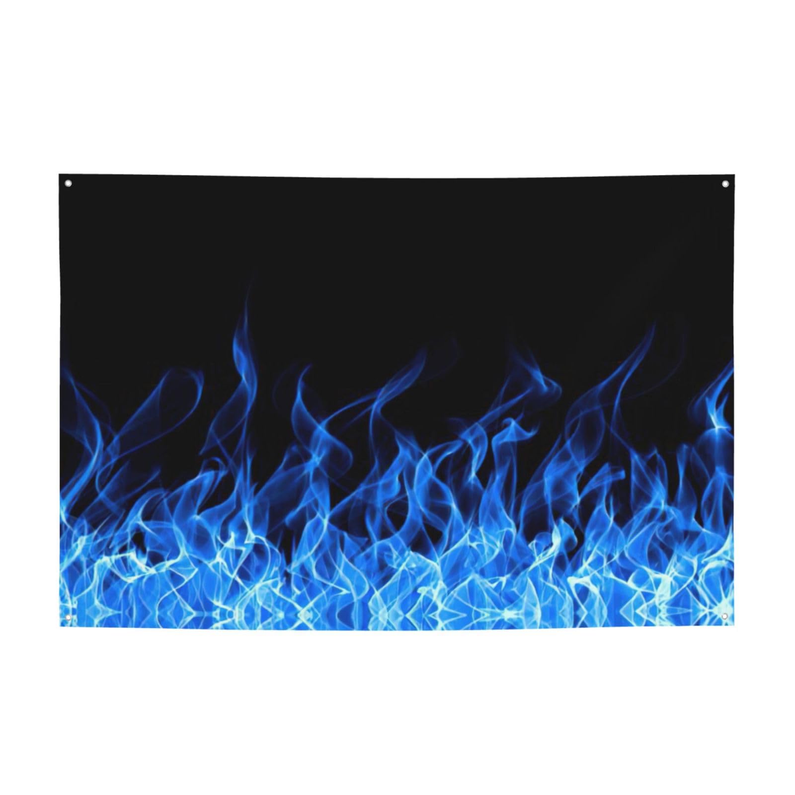 Blue Flame print Oversized banners walls, porches, fences indoor and outdoor photography props