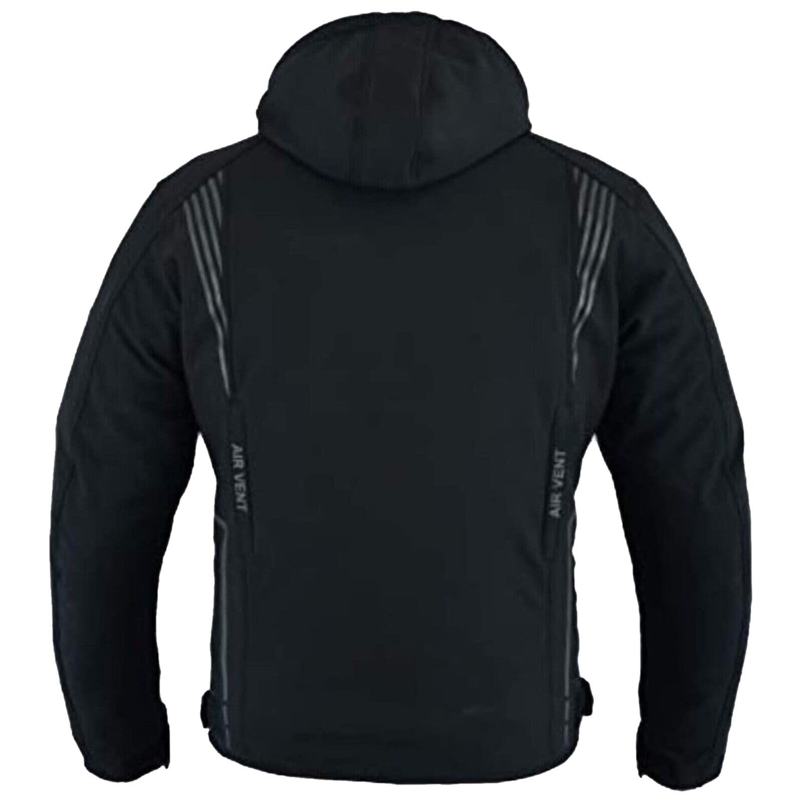 Motorrad Textiljacke Herren – Softshell Motorradjacke mit CE Protektoren, Winddicht & Wasserdicht, Atmungsaktiv Touring Bikerjacke