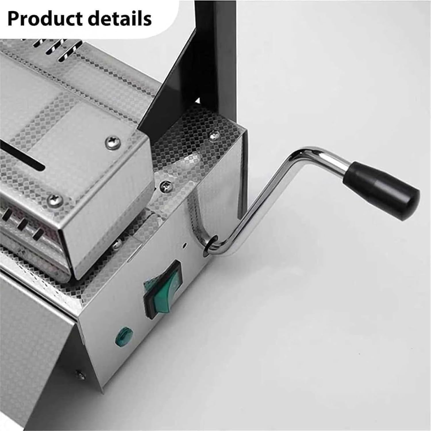 Máquina selladora de Bolsas de Laboratorio, selladora de esterilización Dental de 500 W con 6 ajustes de Temperatura y Cuchilla de Doble Filo, Acero Inoxidable.