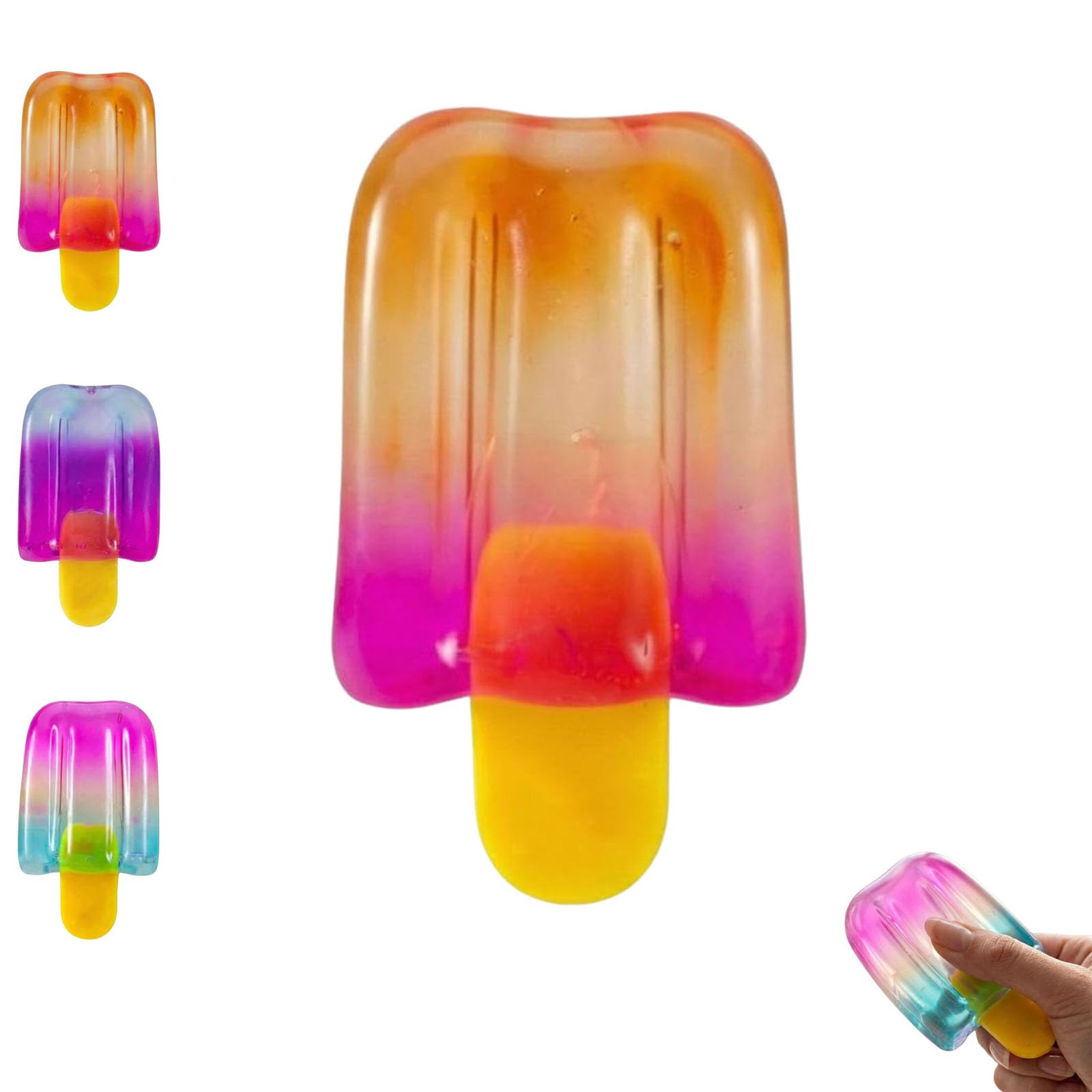 GFJryET Stress-relief toys, Ice Cream Squeeze Squishy,New Fidgets Toy Stress Sensory Relief(#a)