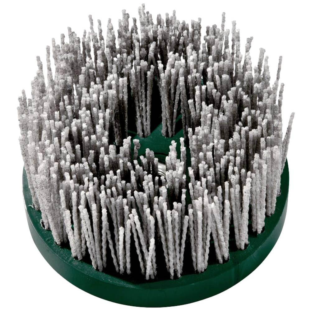 Metabo Tellerbürste 130 mm M 14, P 120, SiC (Bürste zum Bearbeiten, Entgraten, Schleifen und Strukturieren von Oberflächen) # 623743000