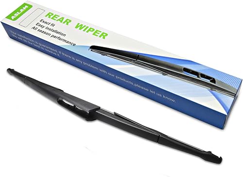 Miniatura 4 de Aslam - Limpiaparabrisas trasero, tipo E, para reemplazo de equipo original, ajuste exacto (2 unidades)