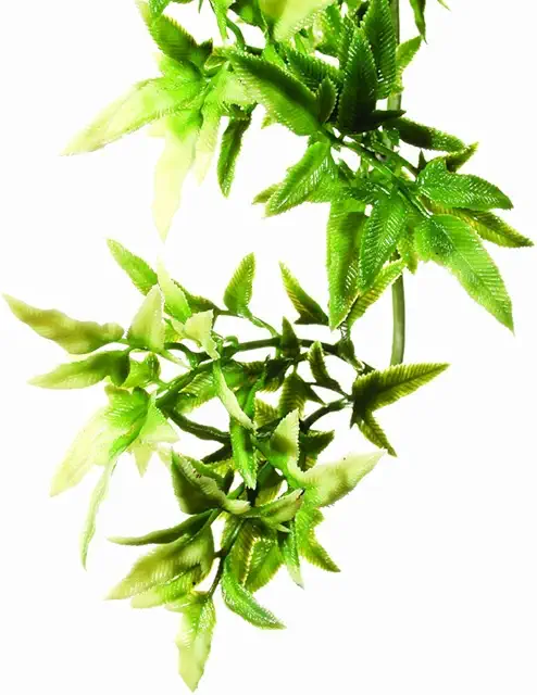 Small Croton Plastic Terrarium Plant for Reptile Habitats