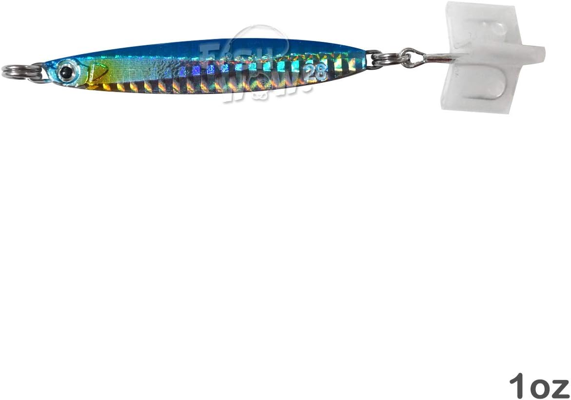 5pcs Mix-Color Set 1oz Colt Sniper jigs 28g coltsniper jig with a 3561D-DT MUSTAD 3X Strong Forge High Carbon Steel Treble Hook