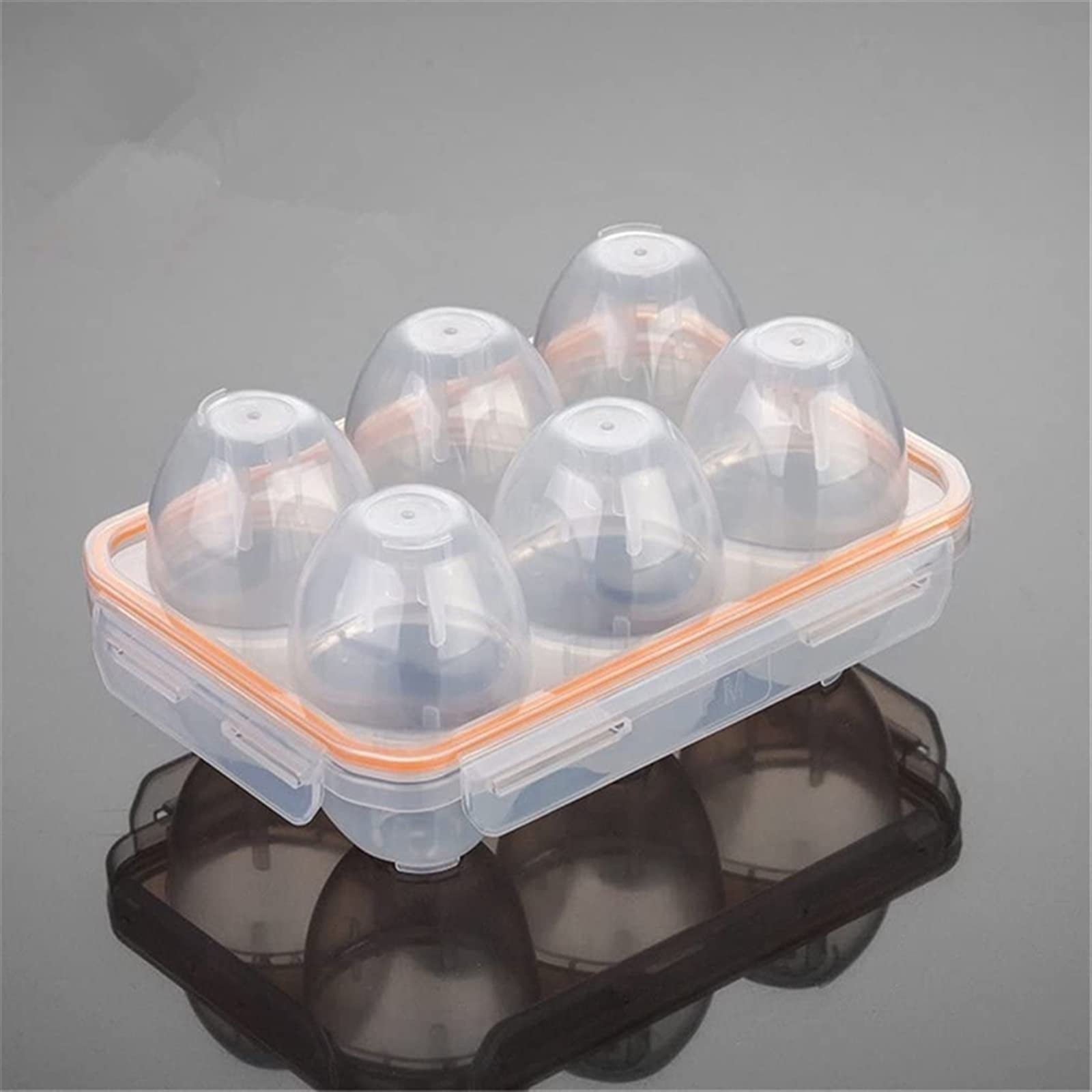 Cesta de Huevos portátil para Acampar, a Prueba de Golpes y a Prueba de Fugas, 6 Huevos, Caja contenedora para Huevos, Soporte para Caja de Almacenamiento de Huevos