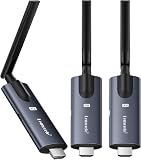 Lemorele Transmisor HDMI Inalámbrico y Receptores, 1080P Transmisión Inalámbrica HDMI, Compatible con la transmisión de Video Desde portátiles, cámaras y TV Box a monitores y proyectores (1TX-2RX) - 1