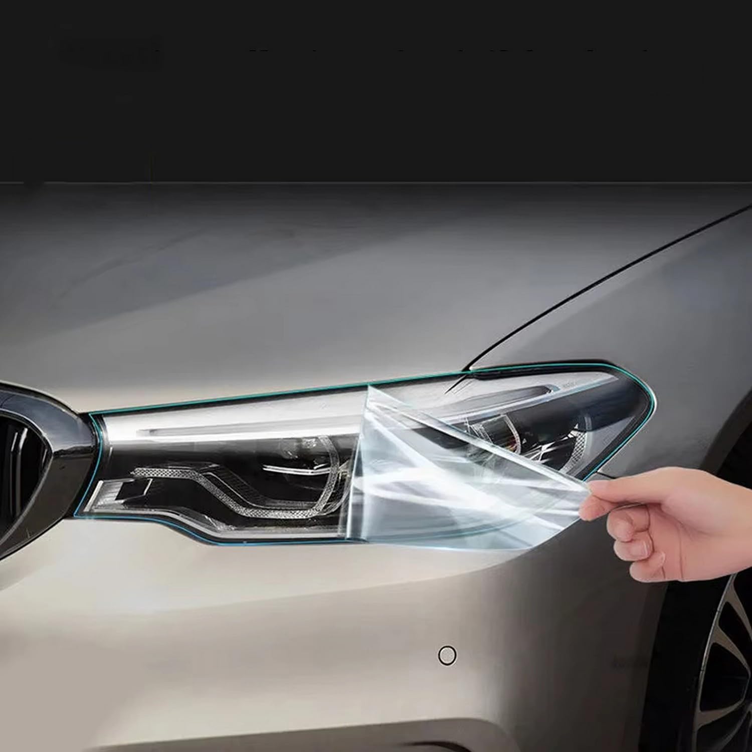 Film protection phare voiture Mazda 3 protection TPU anti-rayures transparent noir 2019
