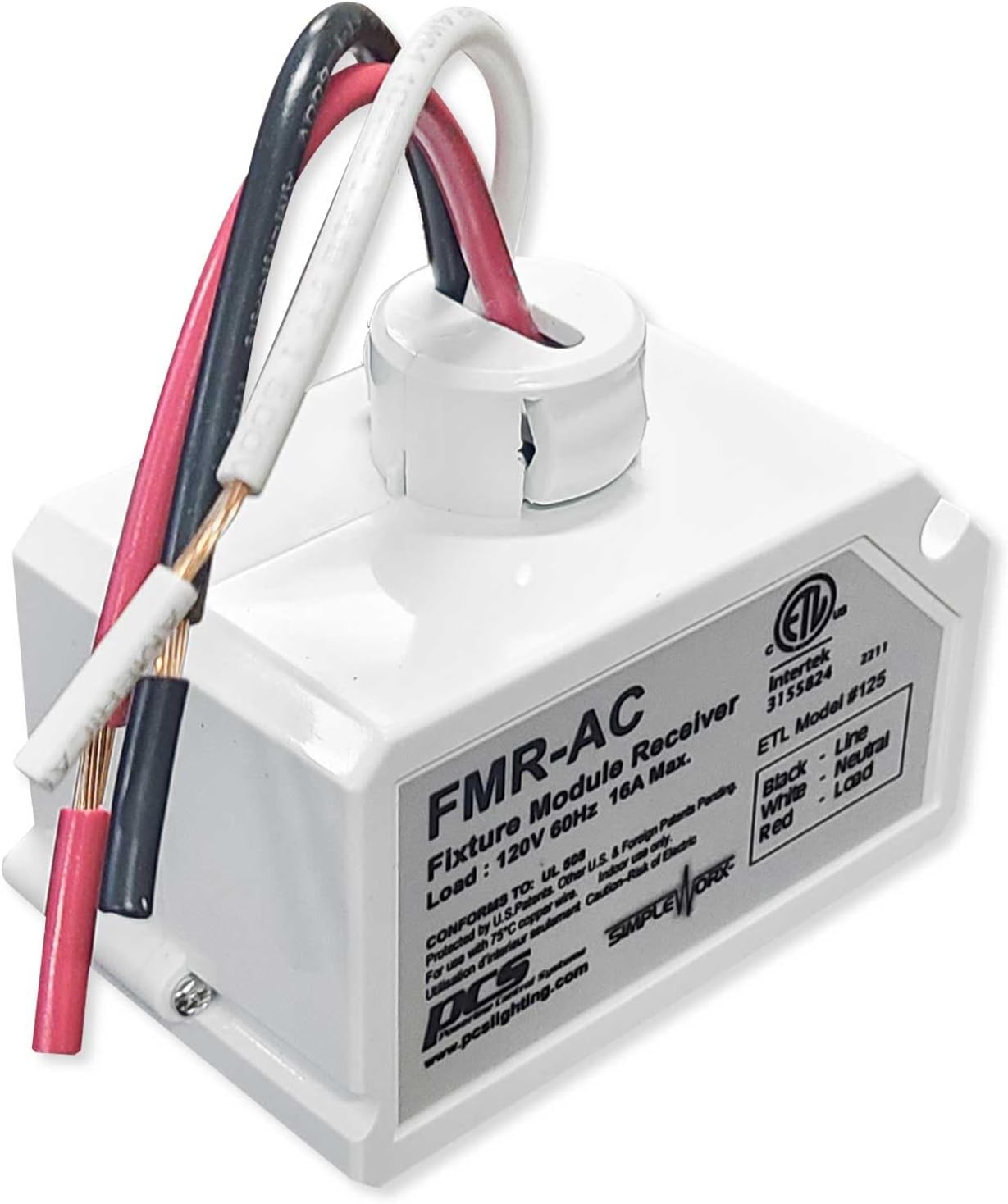 PCS SimpleWorx Fixture Module Relay, 20A (SWX-FMR-AC)
