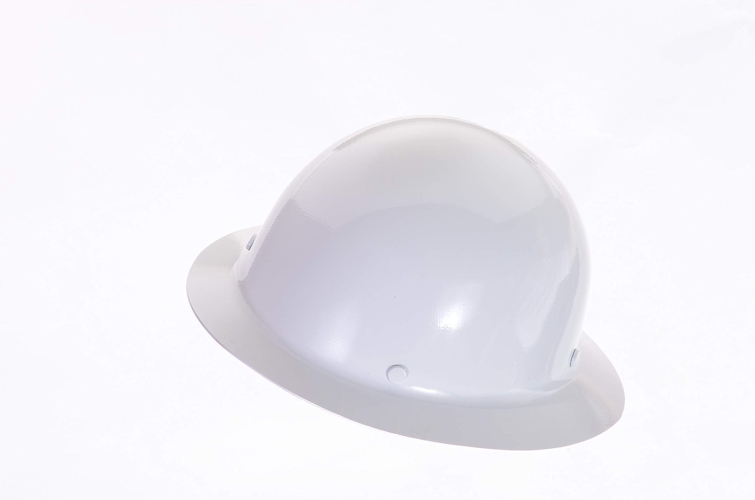 MSA475408 Skullgard Full-Brim Hard Hat with Fas-Trac III Ratchet Suspension | Non-slotted Hat, Made of Phenolic Resin, Radiant Heat Loads up to 350F - Standard Size in White