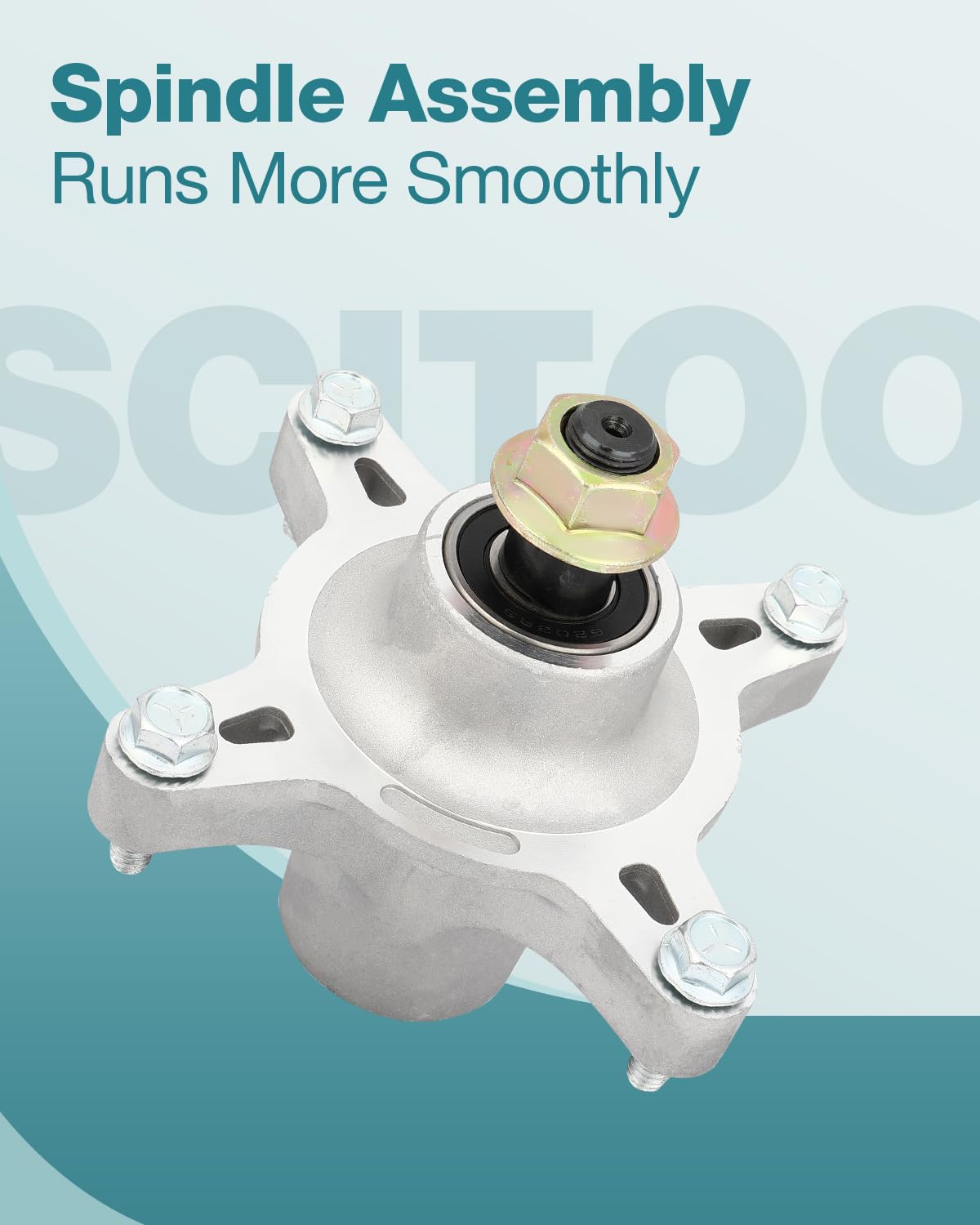 SCITOO Lawn Mower Spindles Spindle Assembly Replacement for Toro 117-0751, 117-7267, 117-7268, 117-7439, 121-0751; for Exmark 117-7268, 117-7439, 121-0751; for Stens 285-923 of 2 Pack