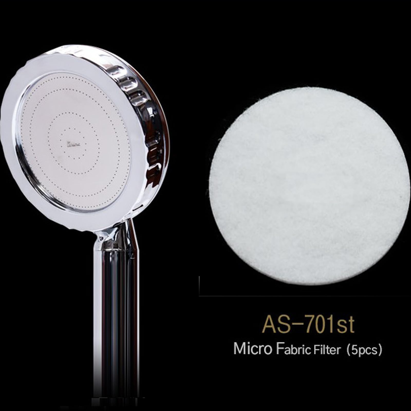 Shower Filter for Handheld Shower Head, 2 Pack Replacement Filters for Hard Water Remove Chlorine and Harmful Substances,Water Softener Filter Beads - Reduces Dry Itchy Skin