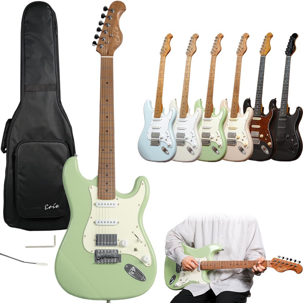 Eris Nestia ストラトキャスター ローステッドネック 新品同様！ Eris. Nestia エレキギター ローステッドメイプルネック SSH