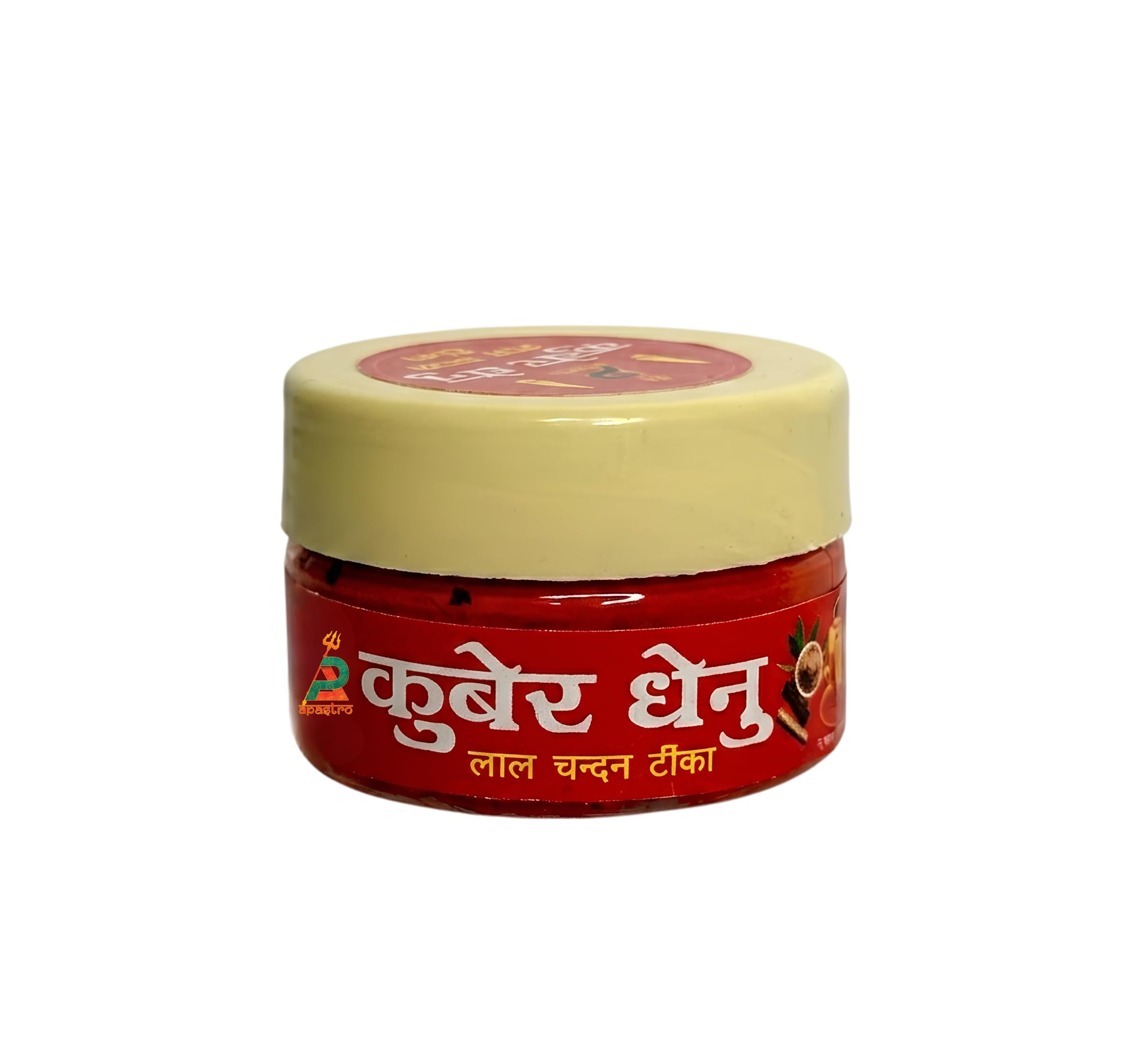 Kuber Dhenu Lal Chandan Tilak for Pooja, Kumkum Chandan Tika Paste, Pure Red Sandalwood Tilak, Religious Pooja Samagri for Mandir, Festivals, Navratri, Diwali & Daily Worship-picture-23