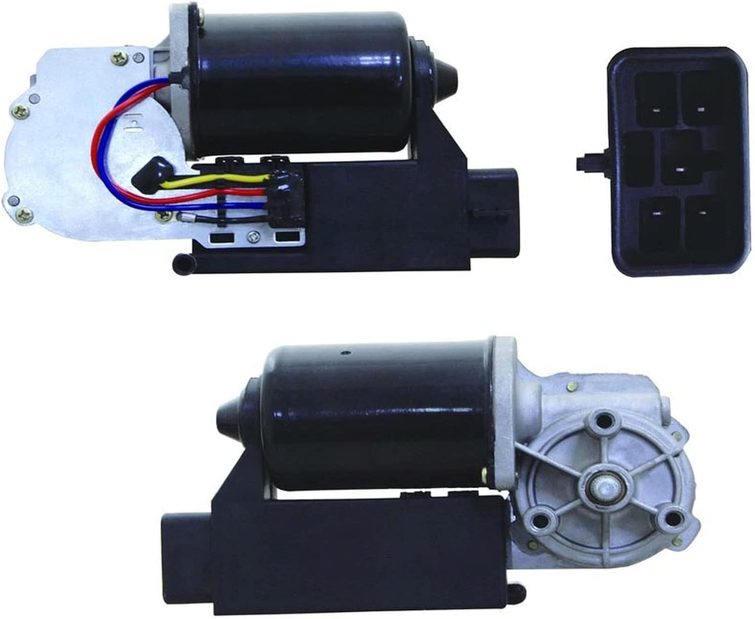 New Front Wiper Motor W/Control Module Compatible With 1991
