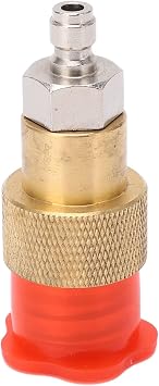 Soda Refill Adapter for SodaStream, CO2 Refill Connector with TR21-4 Male Thread, Brass CO2 Cylinder Adapter for Home Carbonation Systems, Includes Protective Thread