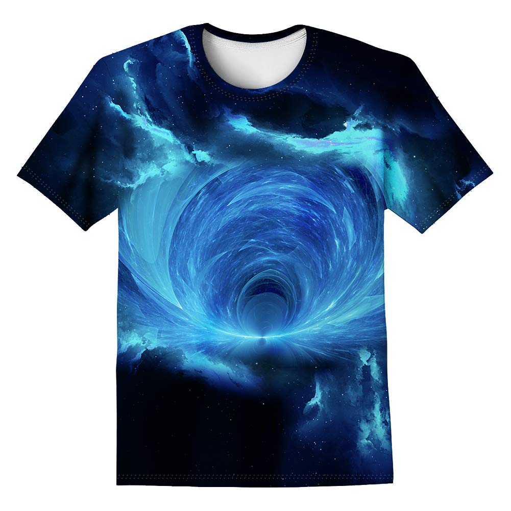 LAIDIPAS Boys Girls 3D Graphic T-Shirt Short Sleeve Tops Tees 6-16 Years