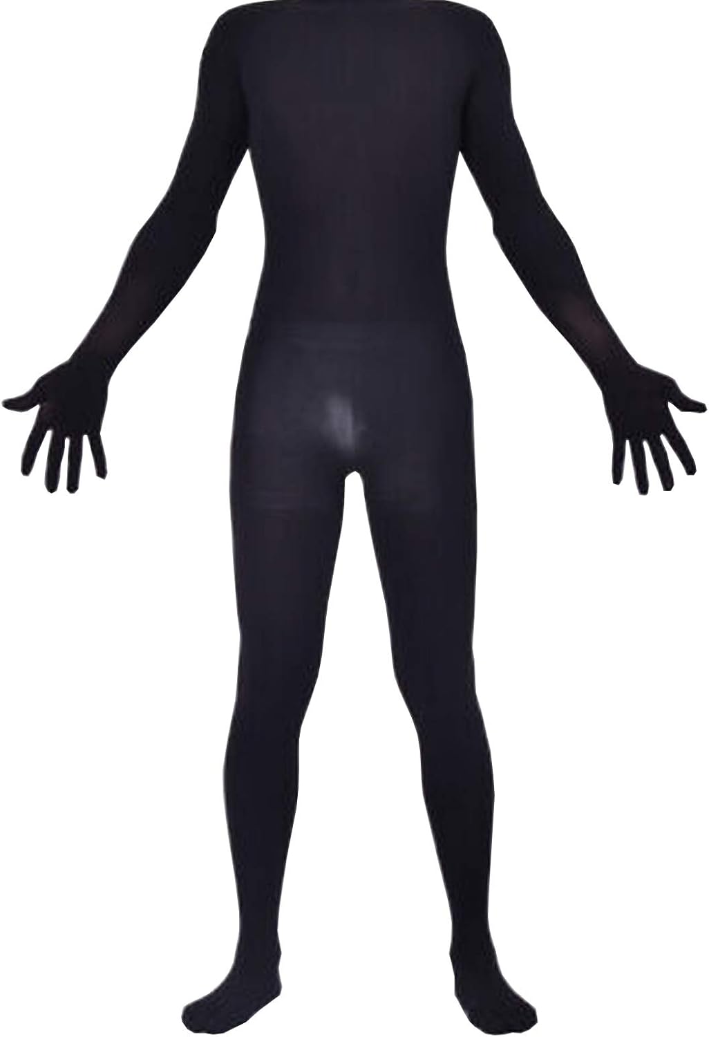 LESOYA Women Men Plus Size 80D Full Seamless Bodystocking High Elastic Semitransparent Bodysuit Catsuit Attatched Gloves Toes