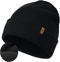 Vista 1 de FURTALK Gorro para hombre y mujer, con puños, grueso, unisex, gorro de invierno