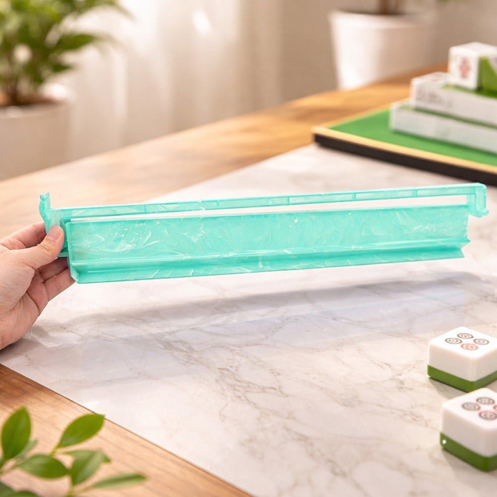 Set di 4 Supporti per Tessere Mahjong con Spingitori, Supporti per Tessere Mahjong, Supporto E Spingitore per Tessere, Accessori per Il Gioco del Mahjong