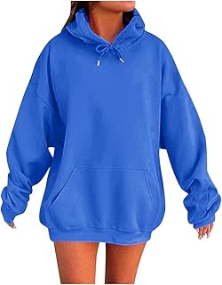 Sudadera con capucha para mujer de color liso con hombros cruzados, bolsillos, cómoda y elegante, sudadera con capucha para mujer, color negro