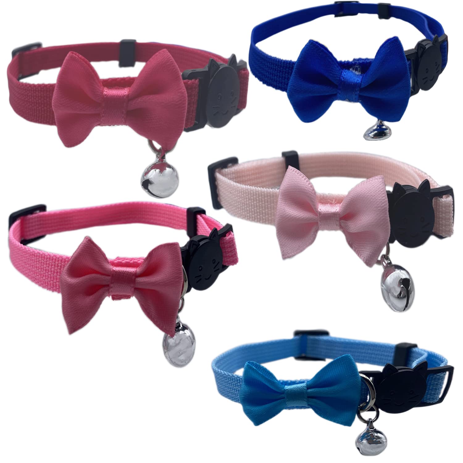 ZBLGOcat Collars with Bells 5PCS