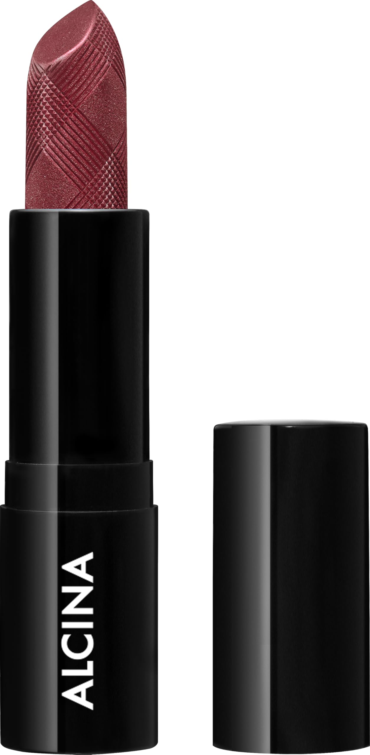 ALCINA Lippenstift - metallic rose, mit edler Prägung