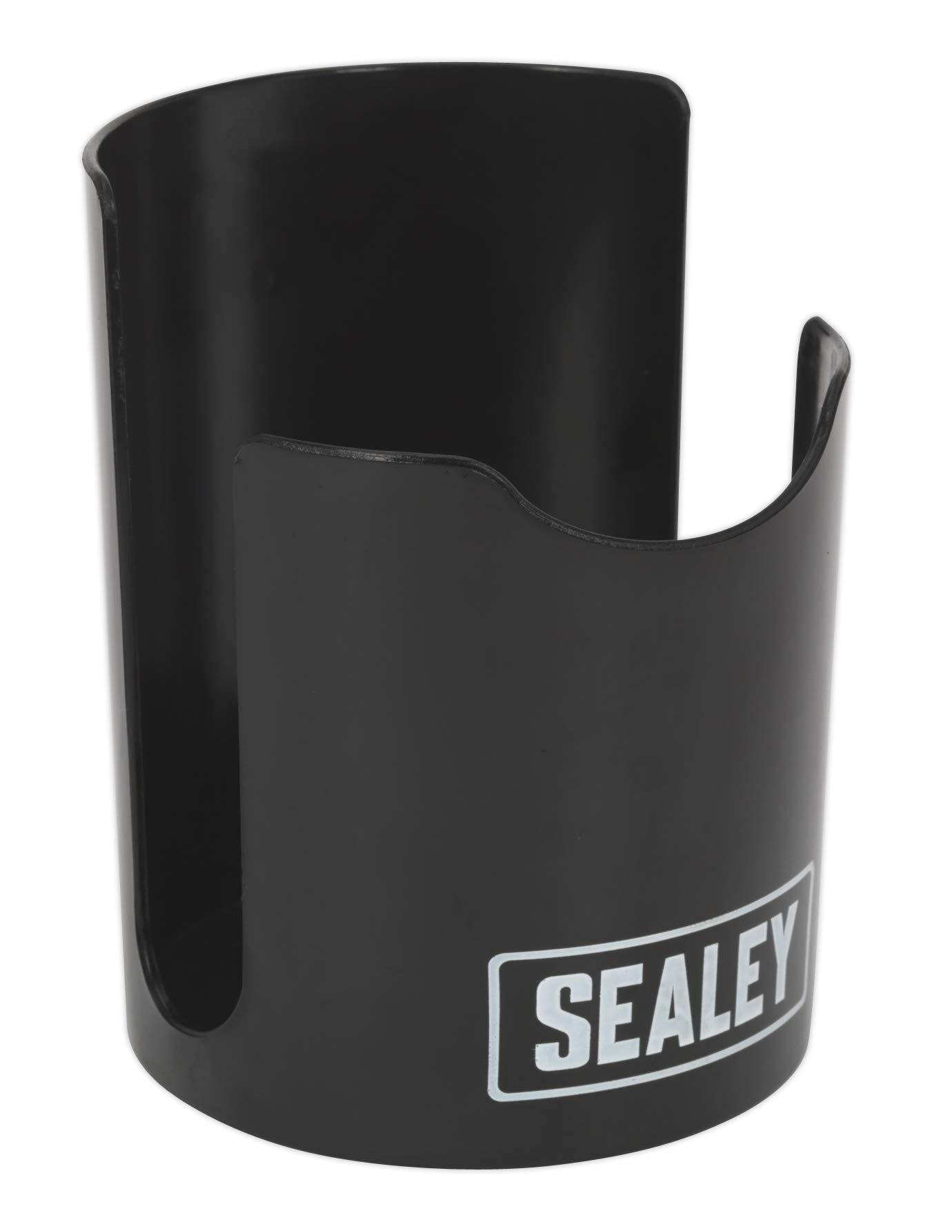 Sealey White Apchb - Black Magnetic Cup / Can / Mug Holder - Holds Tea Coffee Can Aerosol ** Black **