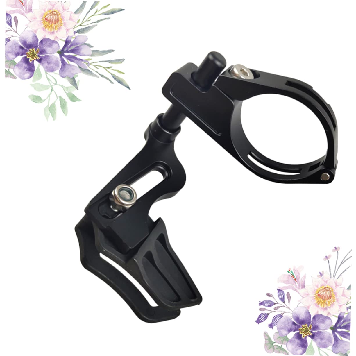 POPETPOP Guida Catena Bici La Catena Utile Guida Catena Guida Catena Bicicletta Parti della Bici Parti della Catena in Metallo Prodotti per Bici Nero