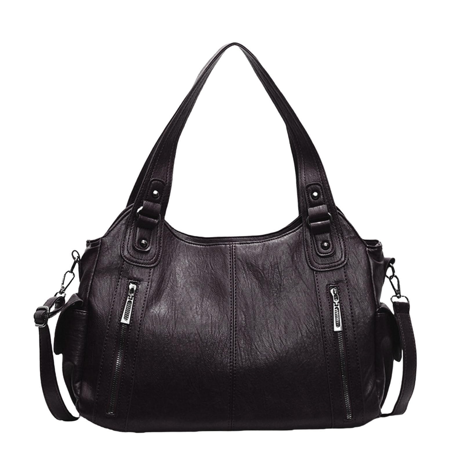Borsa A Spalla Donna - Borsa a Tracolla Donna in Pelle PU con Tasca Multiuso per Viaggi e attività Quotidiane