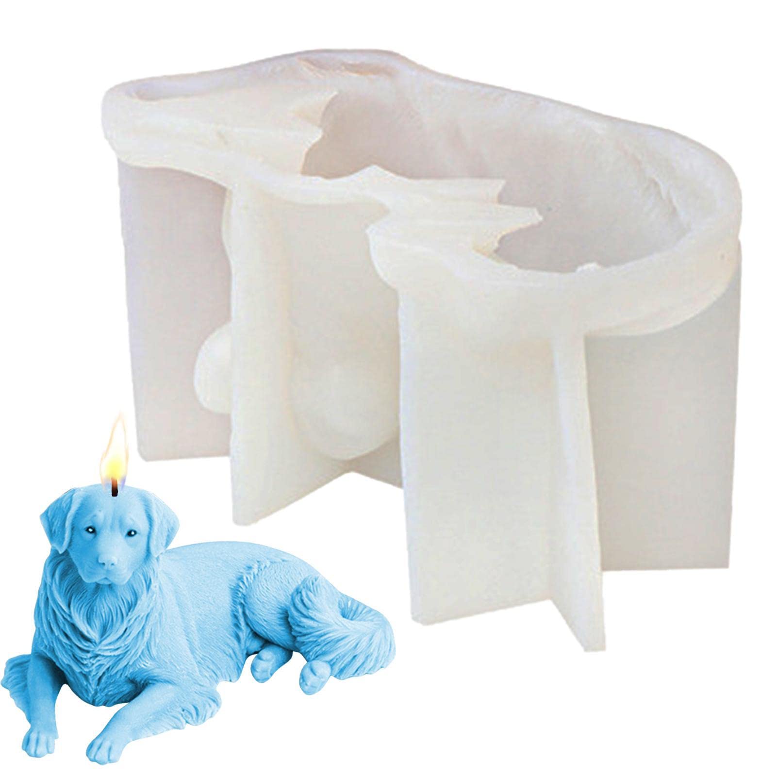 Moule 3D En Silicone Pour Chien, Bricolage, Aromathérapie, Bougie En