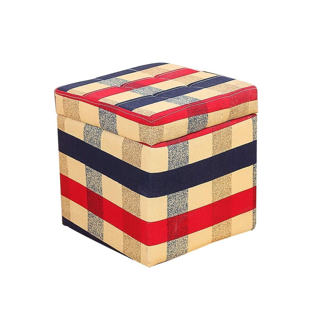 Tabouret de rangement repose-pieds cube coffre pour jouet