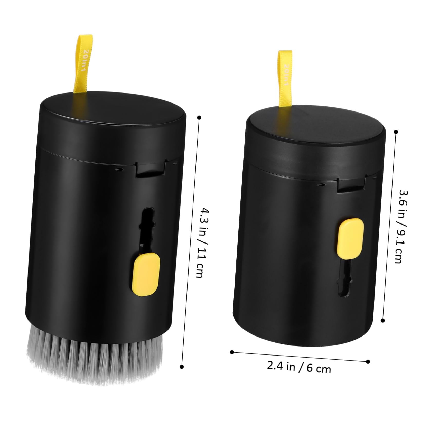 Lurrose 1 Set Electronic Device Cleaning Kit for Keyboards Earbuds and Camera Lenses Comprehensive Gentle Cleaning Tools Portable Case for Use