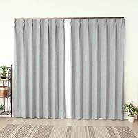 完全遮光カーテン 幅100cm丈135cm グレー ２枚組 遮光カーテン Amazon｜完全遮光カーテン 遮光率100％ 断熱 保温 無地 「ファイル