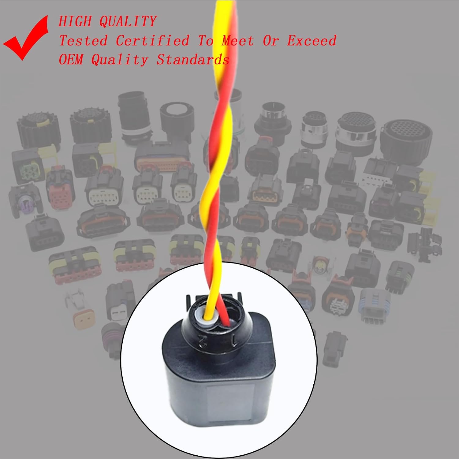 1K0820803E AC Compressor Control Solenoid Valve Harness Connector Plug Replacement for Audi Replacement for Volkswagen Models with Sanden PXE16 PXE14 MK5 MK6 B8 GTI Golf Passat Tiguan Jetta TDI A3